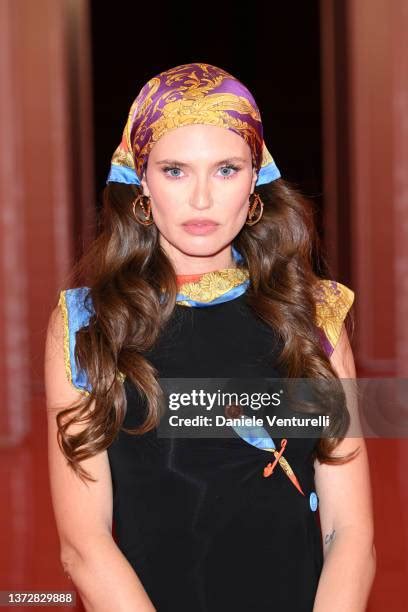 bianca balti versace|Bianca Balti attends the Versace fashion show during the Milan..